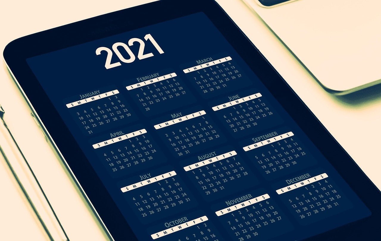 kalendarz 2021